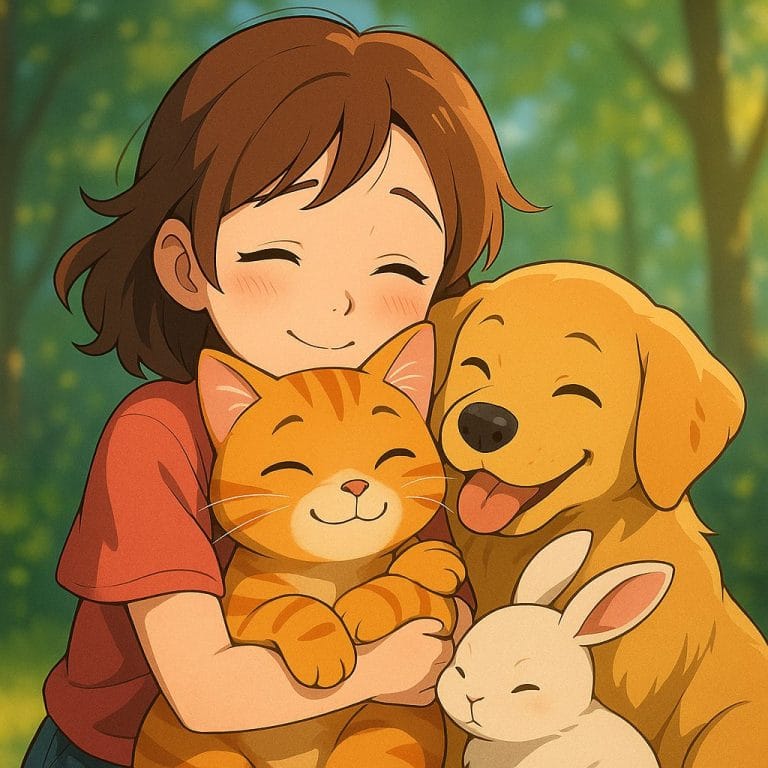 森の中のハグタイム