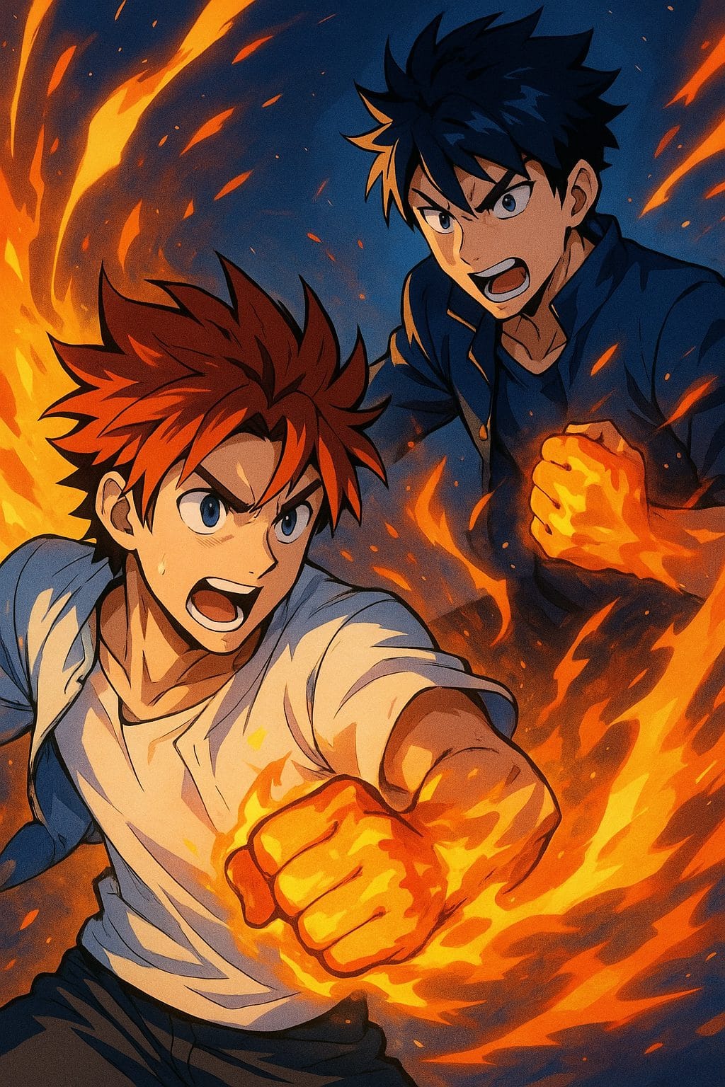 炎の戦士たちの激闘