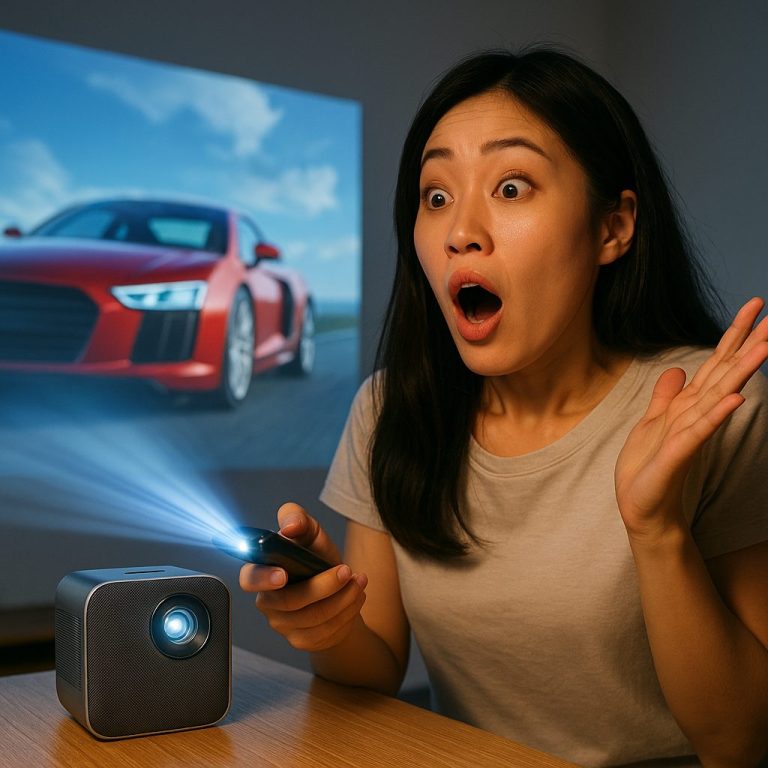 驚きの瞬間と車の映像