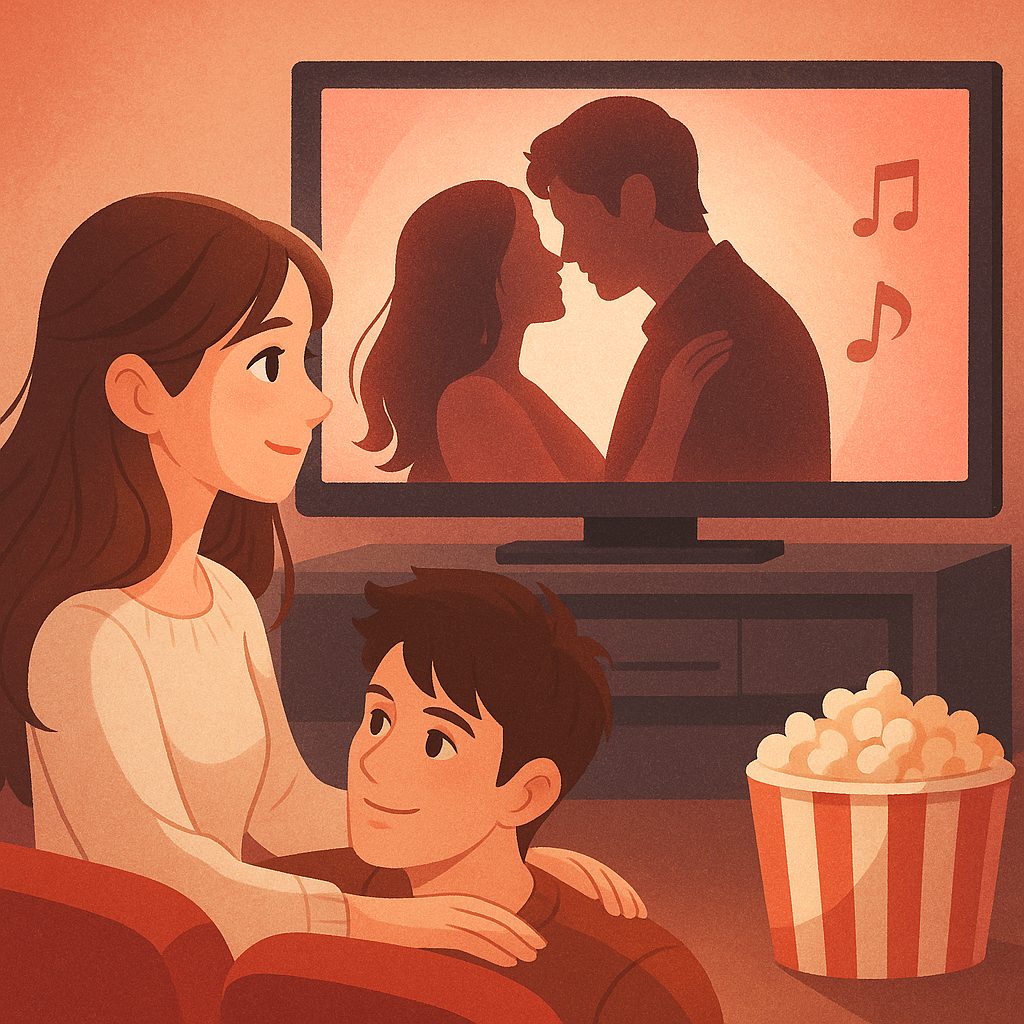 映画館でのロマンチックなひととき