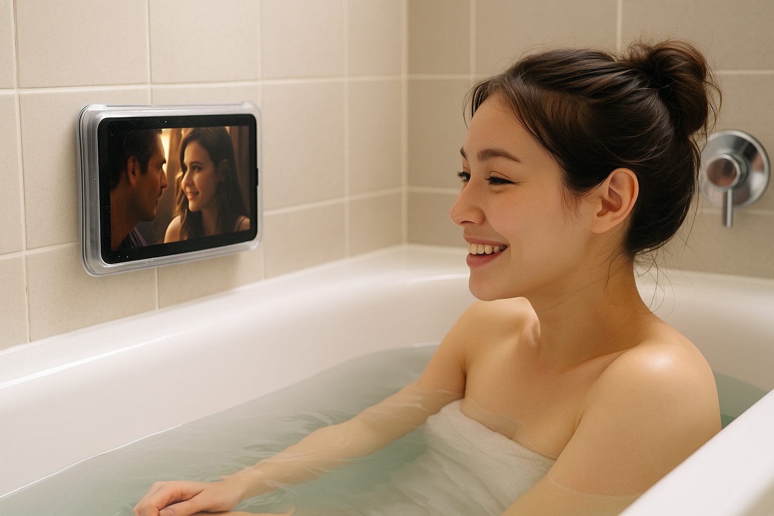 バスタイム映画鑑賞