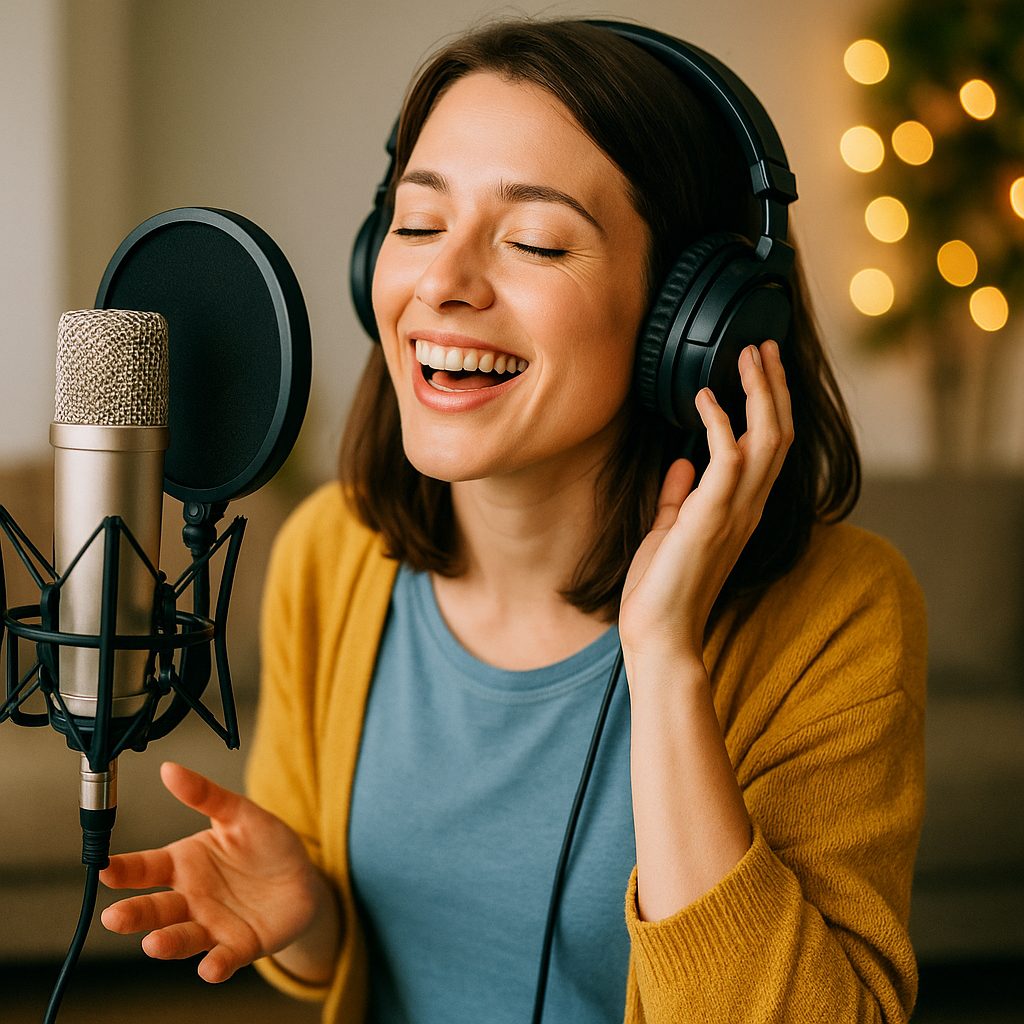 音楽と共鳴する笑顔