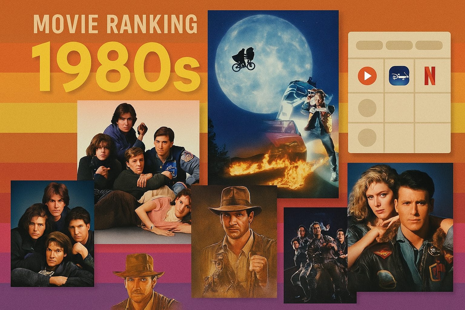 1980年代映画の名作コラージュ