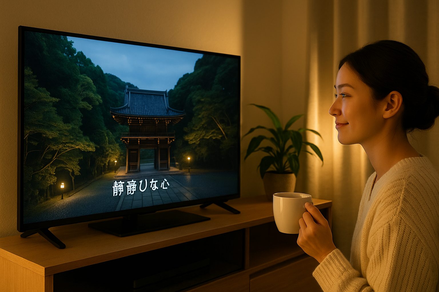 夜の静かなひととき