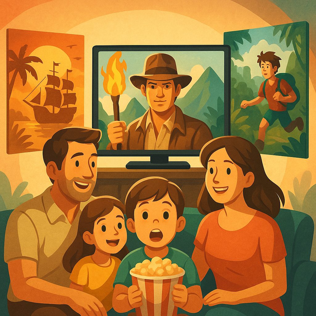 家族で映画の夜