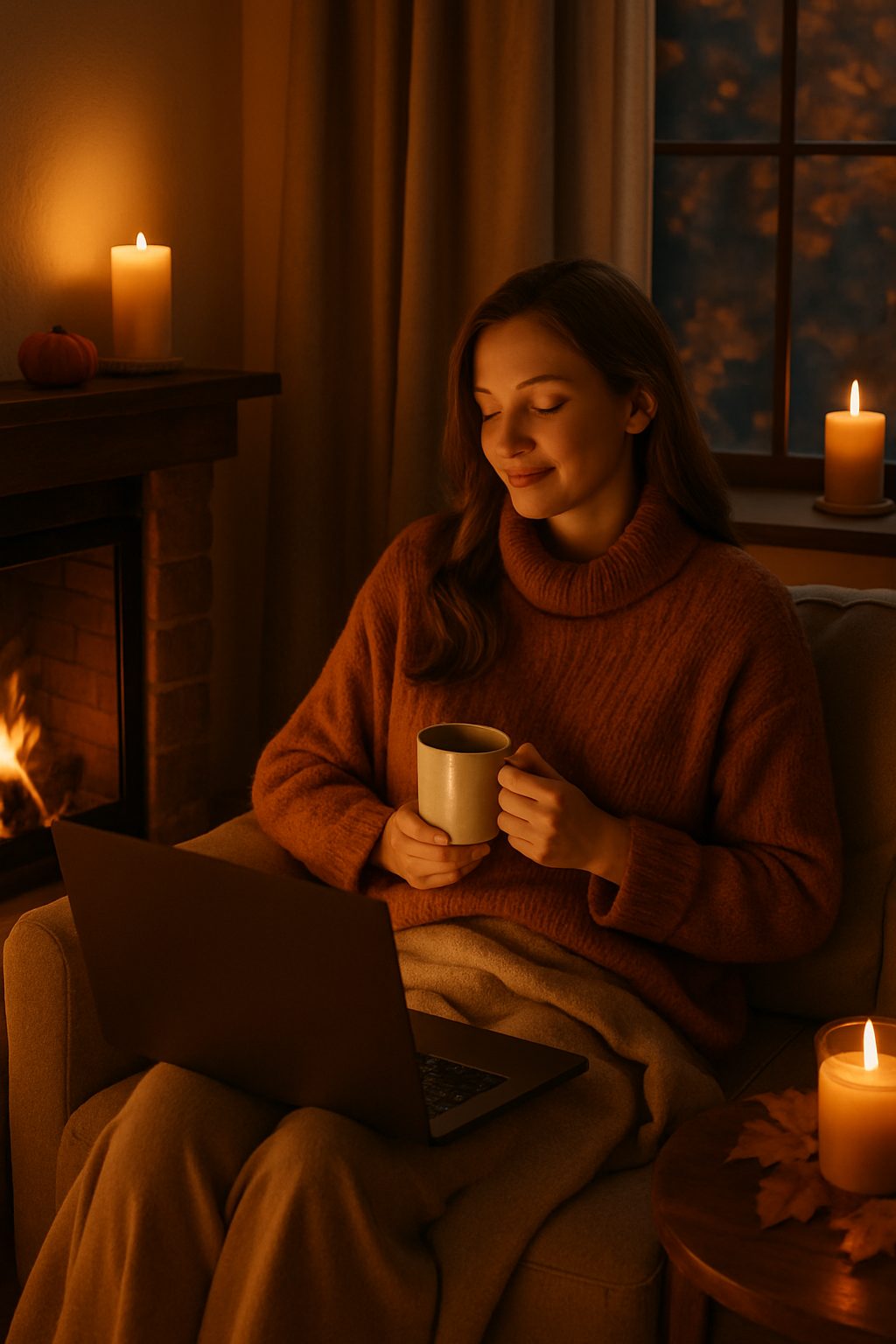 秋の夜のくつろぎ