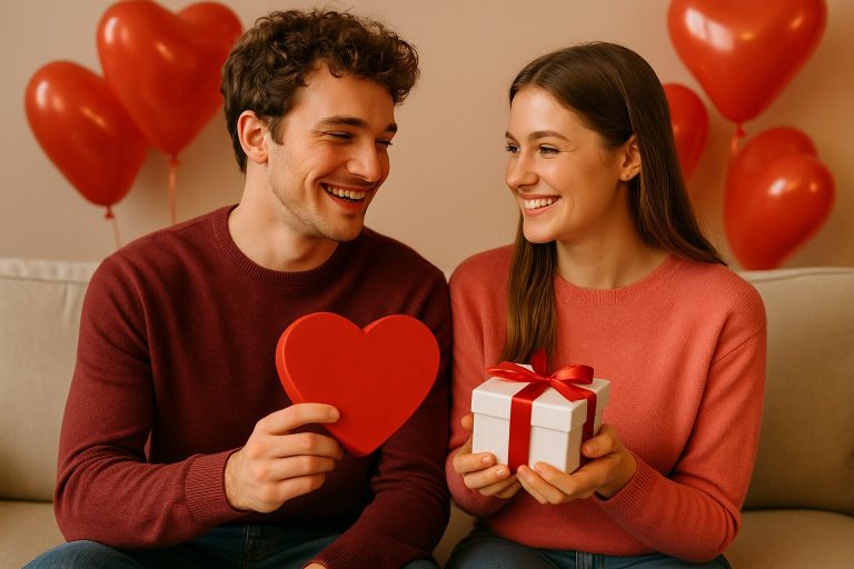 バレンタインデーの贈り物交換