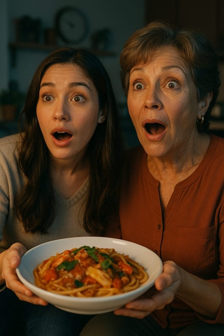 驚きと喜びの食事映像