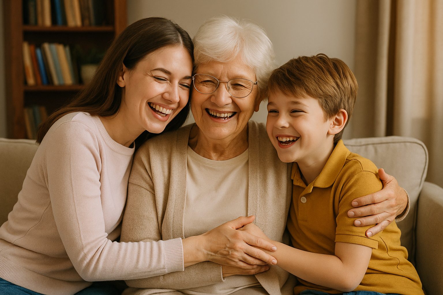 家族の温かい瞬間