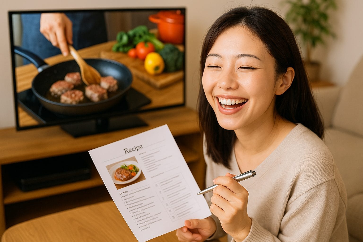 レシピメモと料理番組