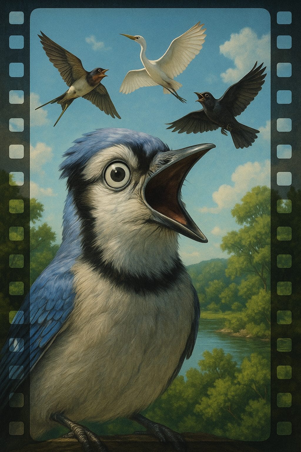 飛翔する鳥たちの世界