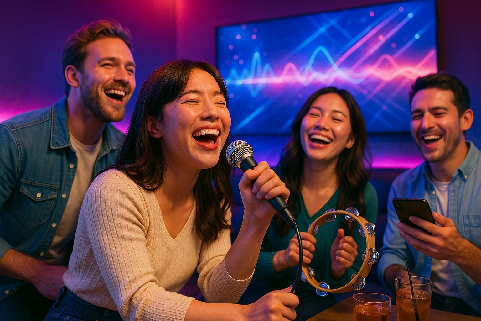 カラオケの夜仲間たち