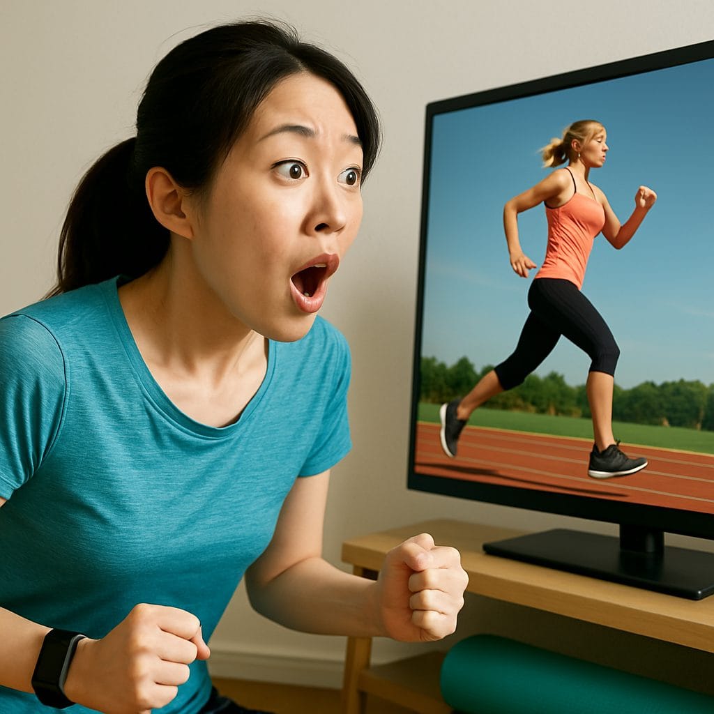 運動に励む瞬間の感動