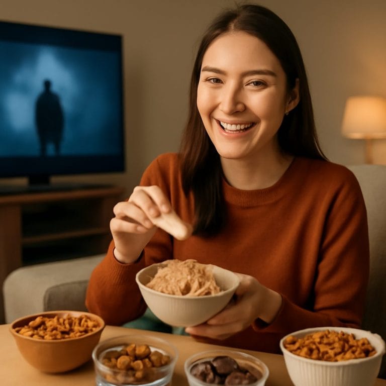 映画の夜とおやつタイム