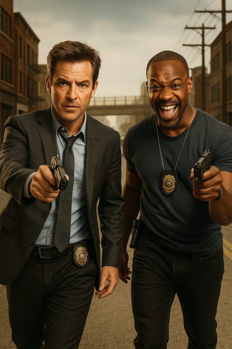 相棒コンビの街中対決