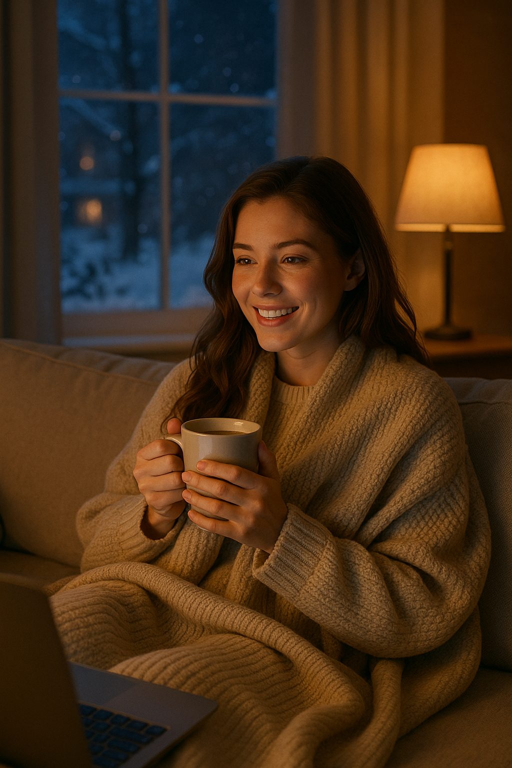 冬の夜、温かなひととき