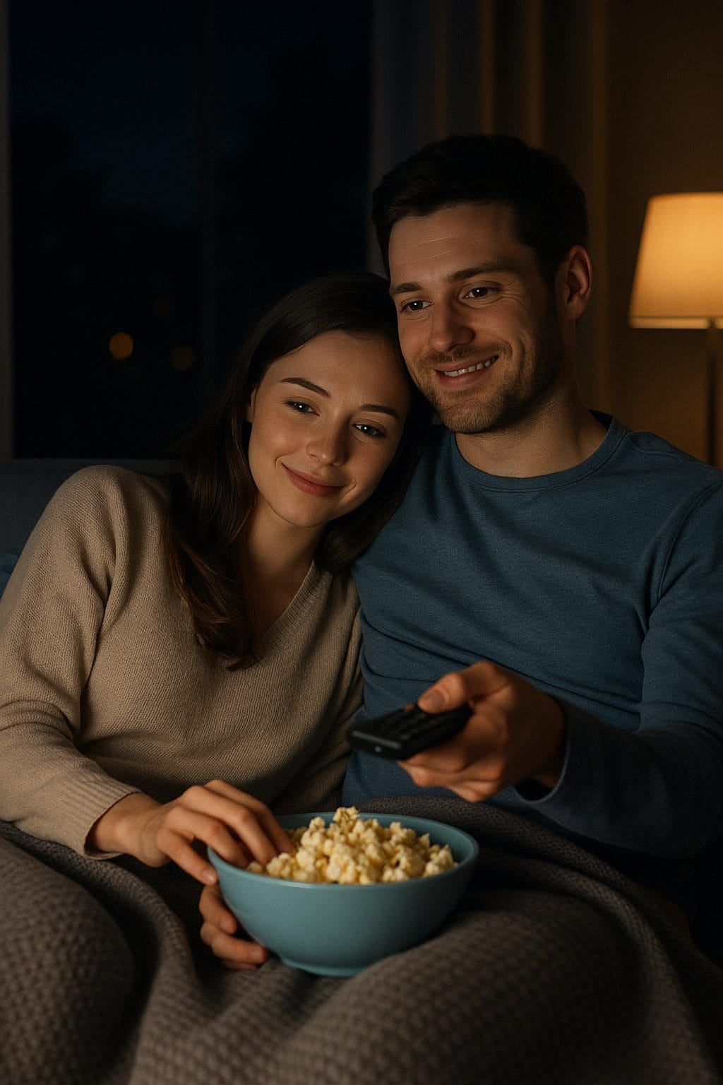 映画の夜、穏やかなひととき