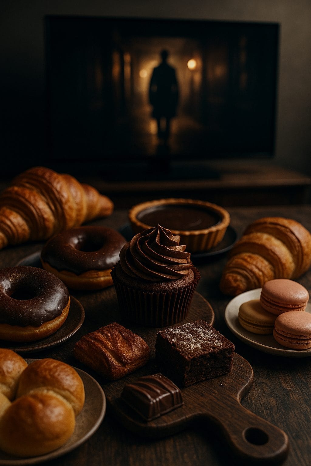 甘美なデザートの盛り合わせ