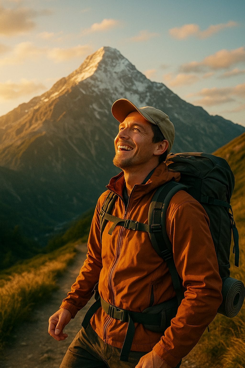 山道と雪山の冒険
