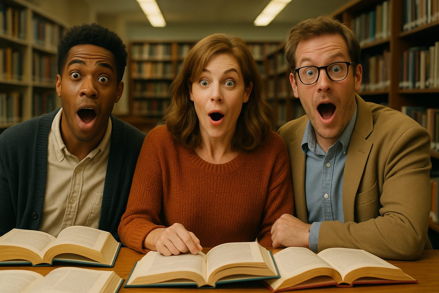 図書館での驚きと喜び