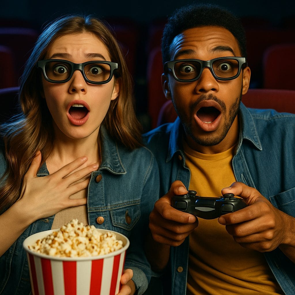 映画館での驚きの瞬間 (2)