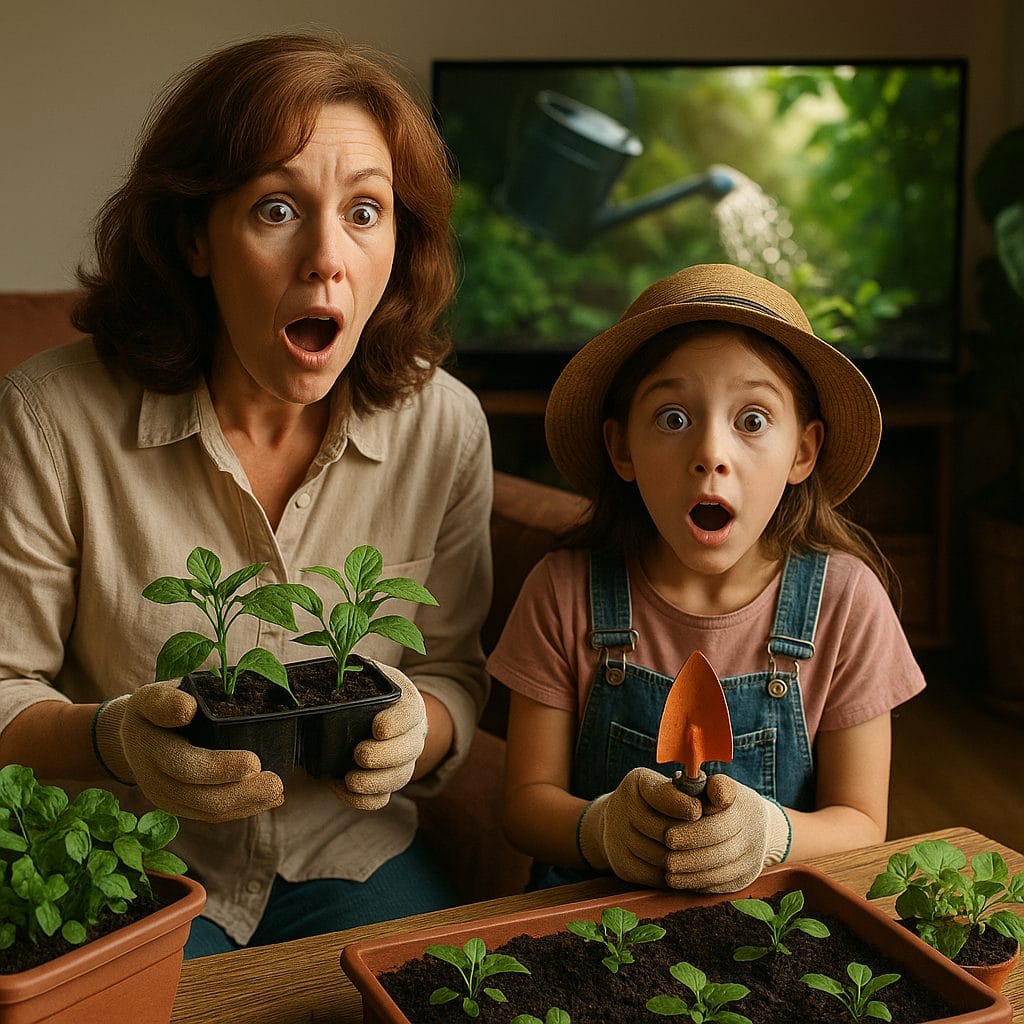 ガーデニングの驚きの瞬間