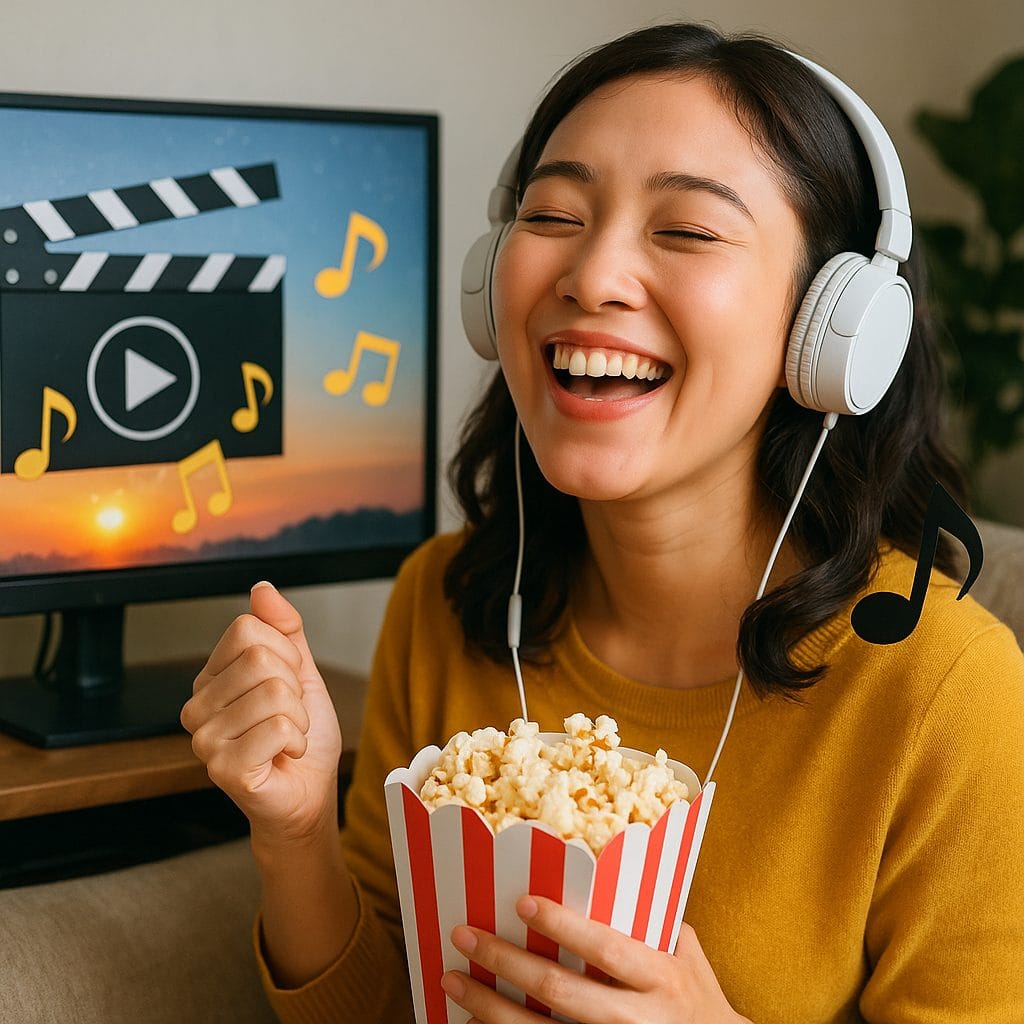 幸せな映画鑑賞のひととき