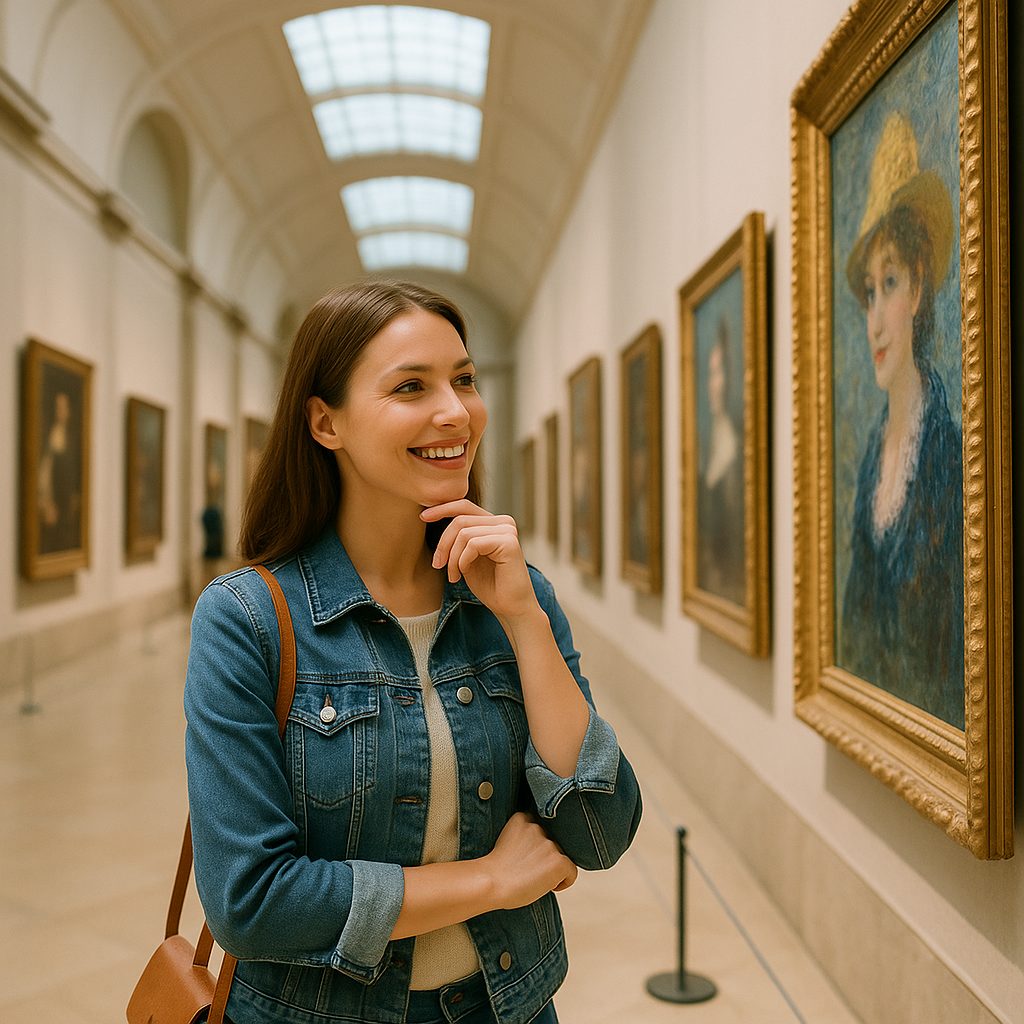 美術館での静かなひととき (1)