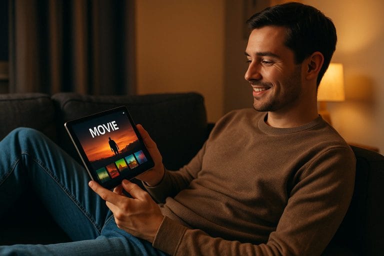 リラックスした映画の時間