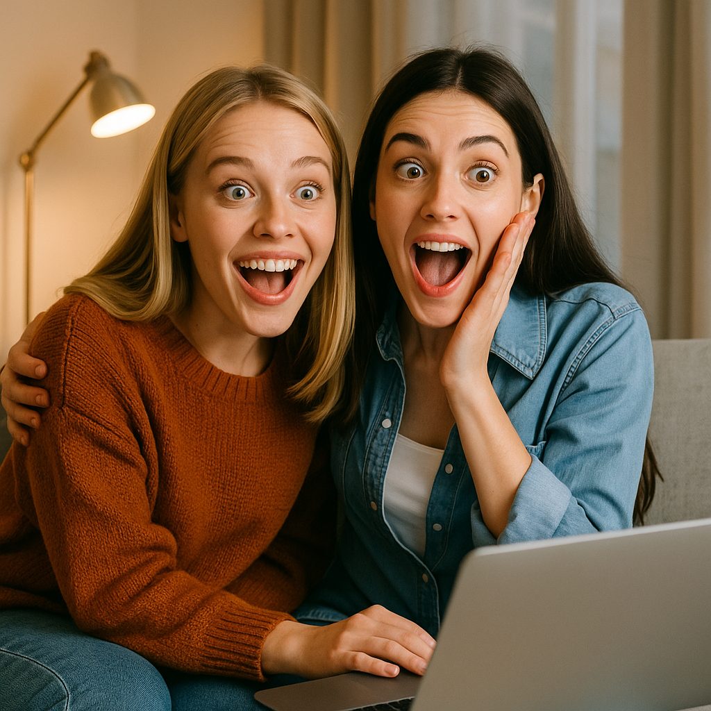 驚きと興奮の瞬間