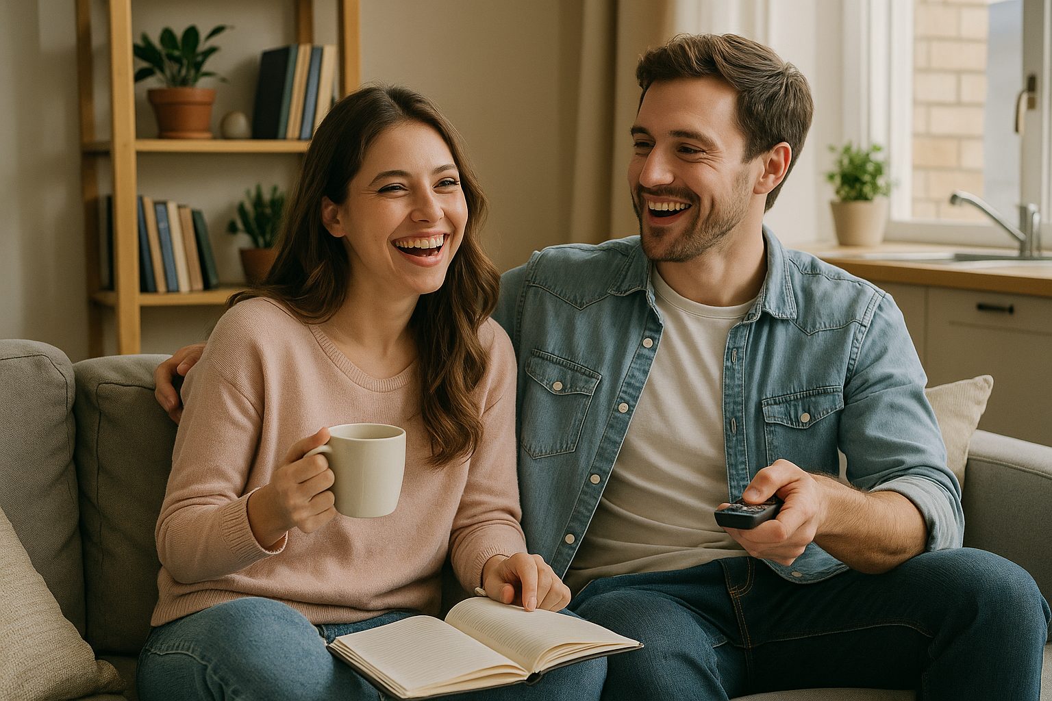 リビングでの幸せなひととき