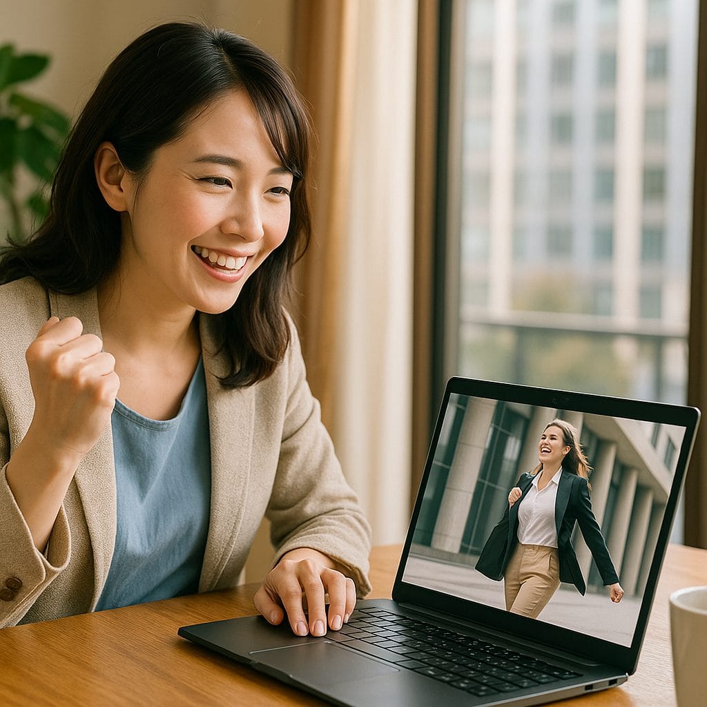 ポジティブなインスピレーションの瞬間