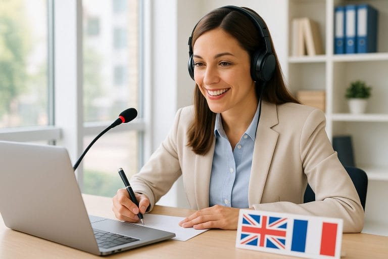 通訳の仕事風景