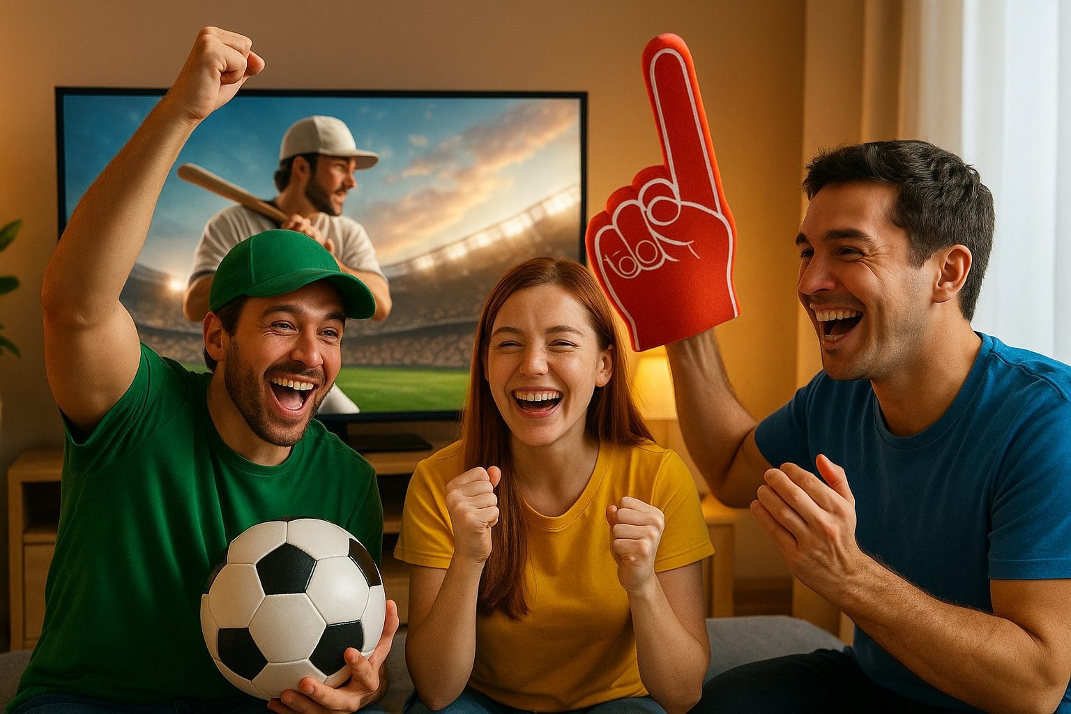 スポーツ観戦の興奮時