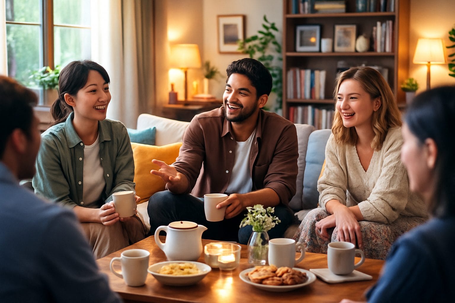 リラックスした集まりのひととき