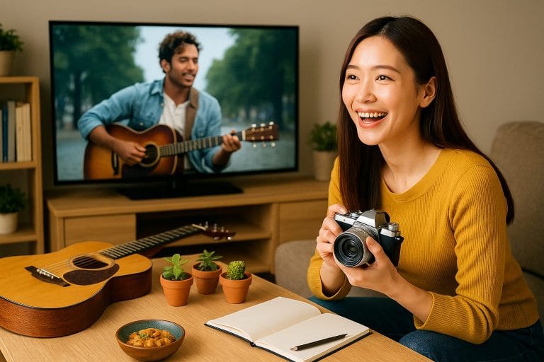 映画鑑賞と趣味のひととき