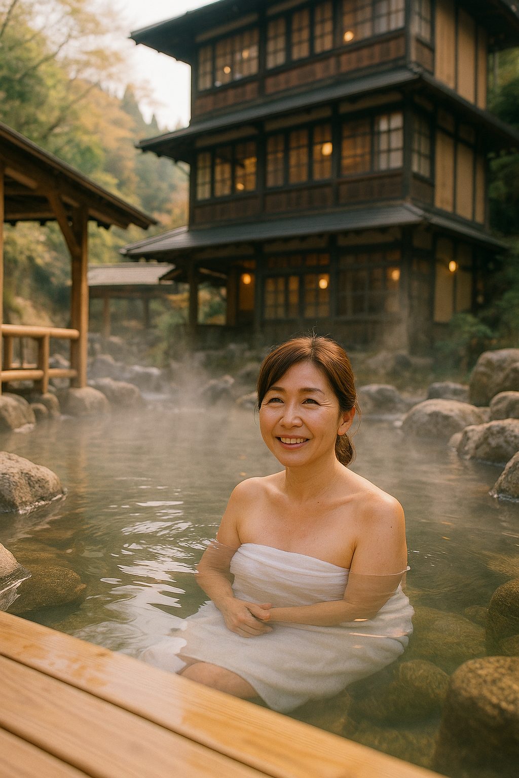 温泉でのひととき