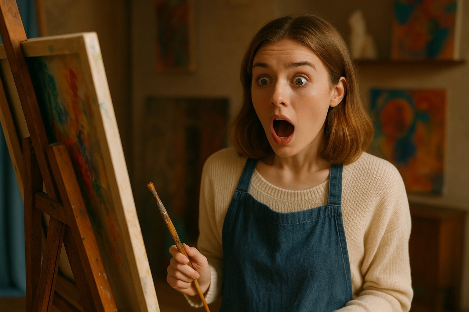 アーティストの驚きの瞬間