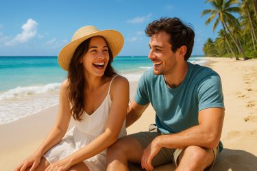 楽しいビーチのひととき