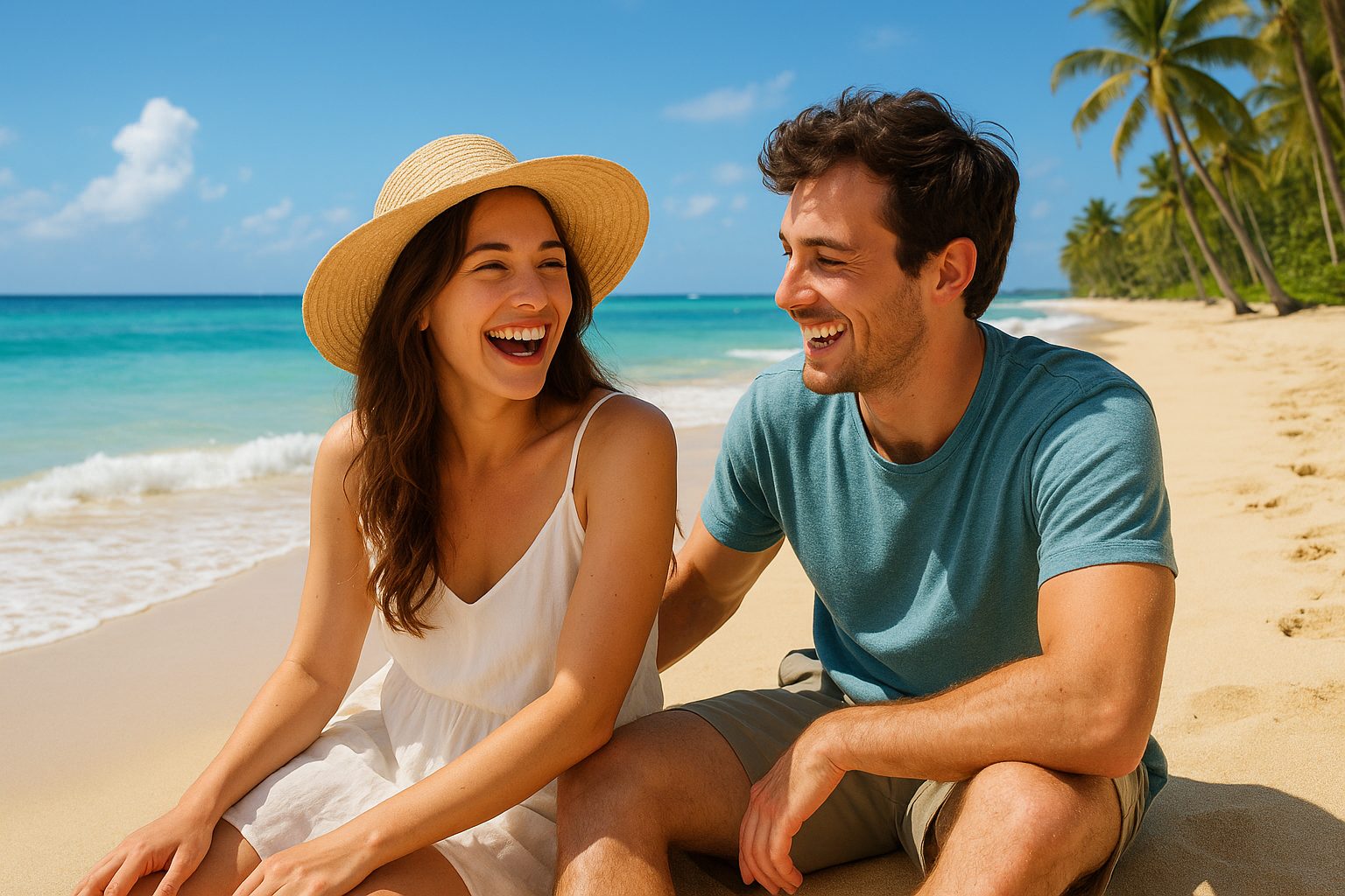 楽しいビーチのひととき