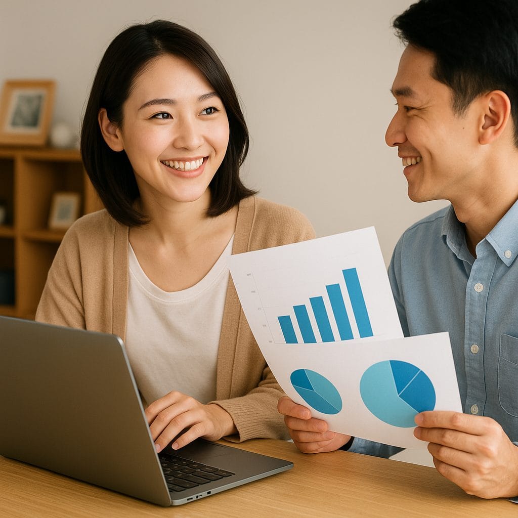 会話を交わす二人の若者