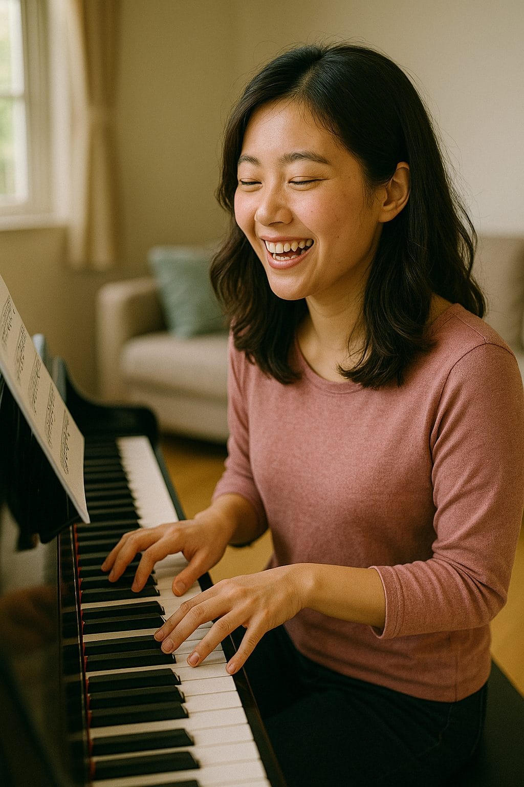 ピアノと笑顔のひととき