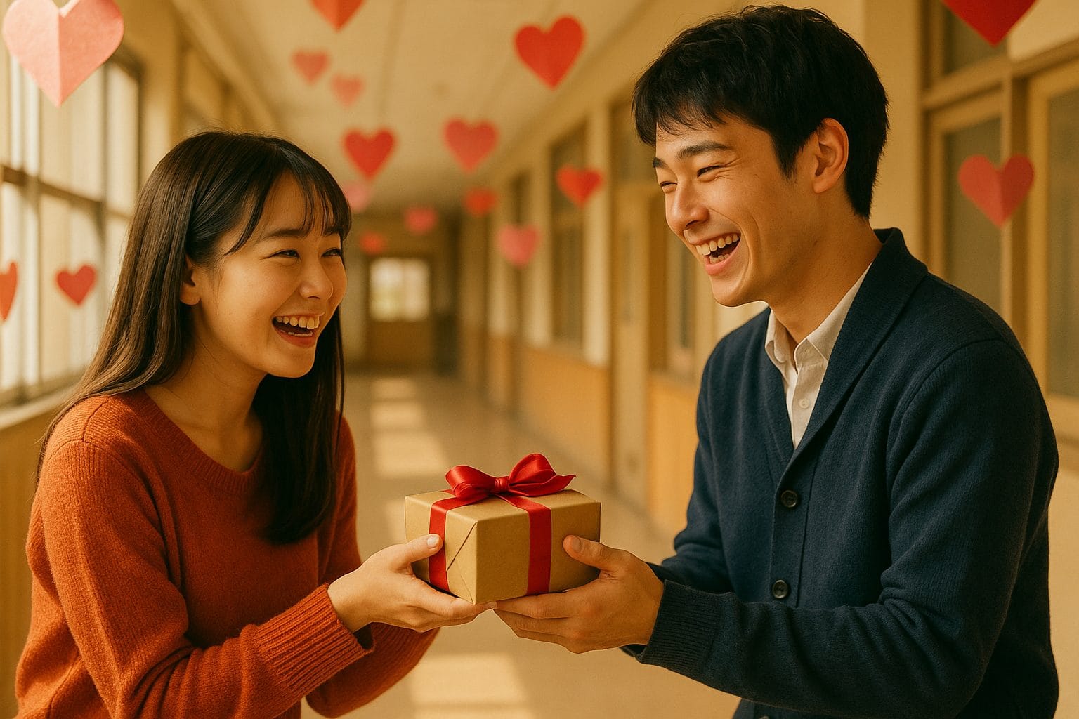 プレゼント交換のひととき