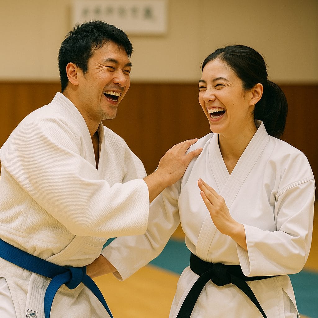 道場での楽しい練習