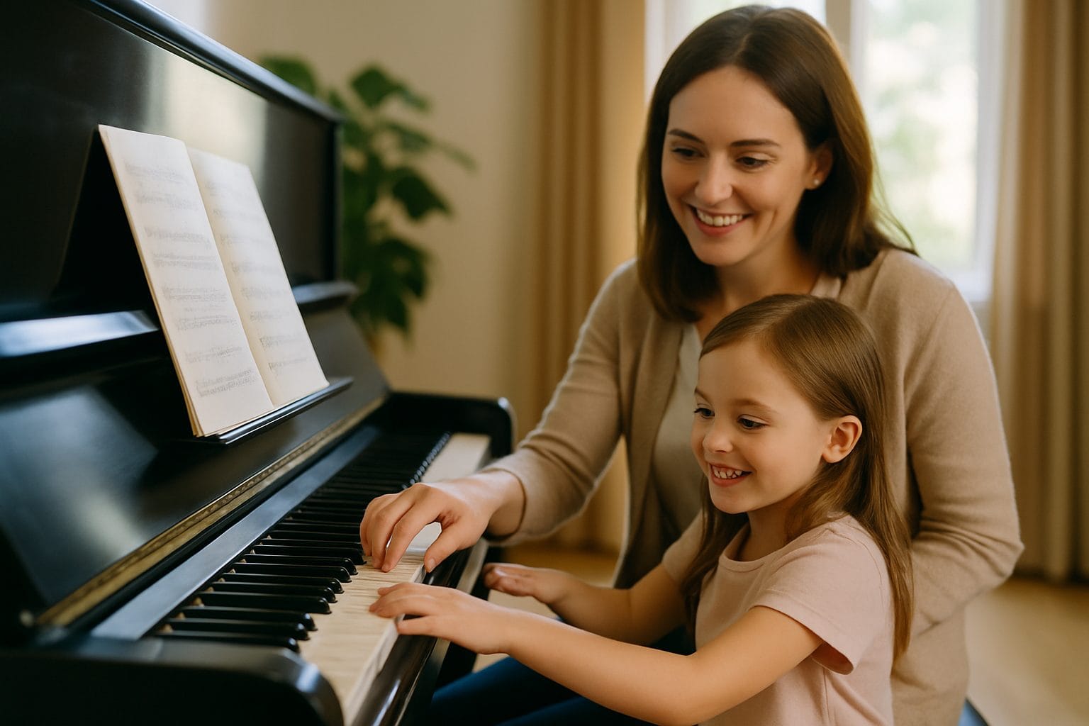 ピアノレッスンのひととき