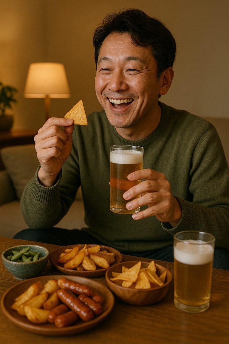 昼間の上映会とおつまみタイム