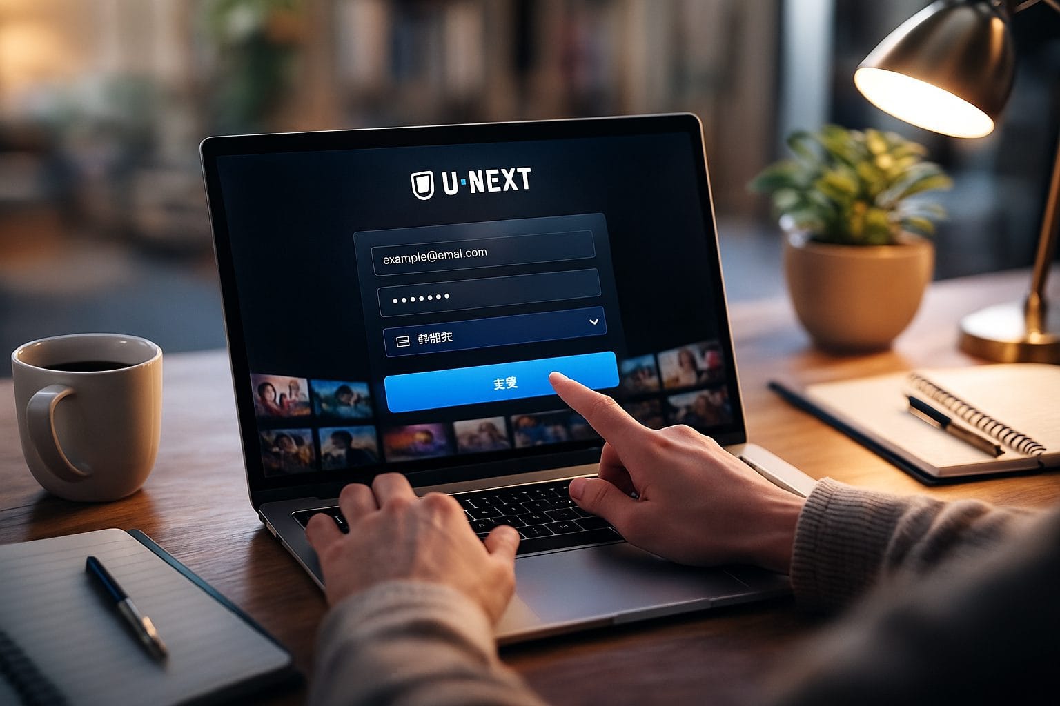 U-NEXT登録の準備