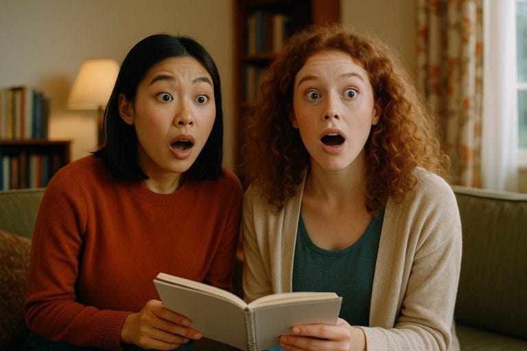 驚きの瞬間を共有する