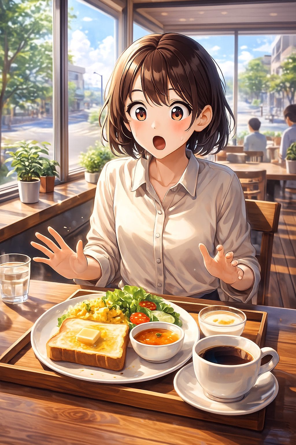 驚きの朝食タイム