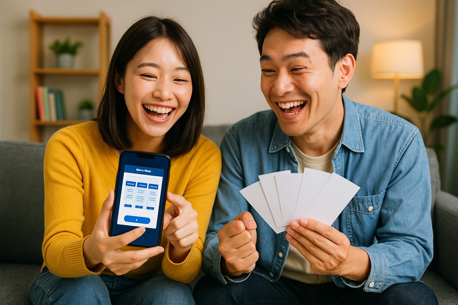 スマートフォンと楽しい選択肢